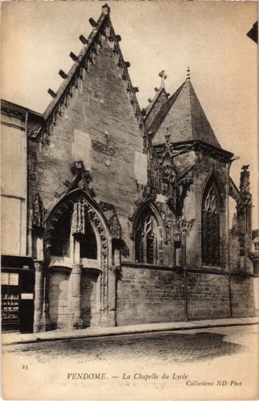 Carte postale ancienne Vendome La Chapelle du Lycee France