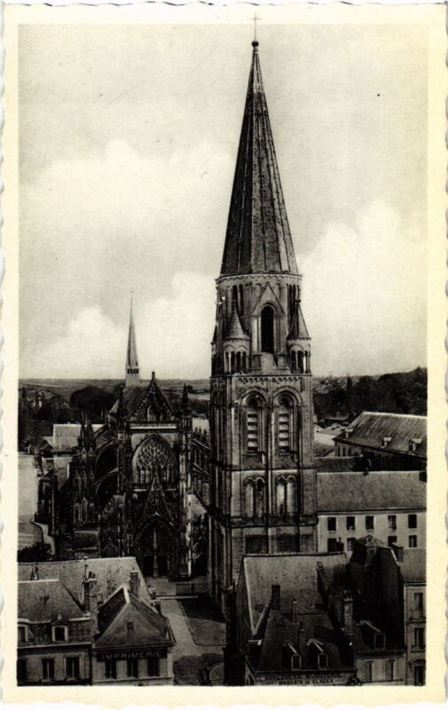 Carte postale ancienne Vendome Eglise de la Trinite France