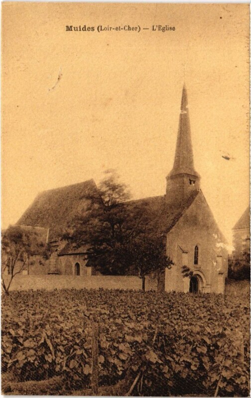 Carte postale ancienne Muides L'Eglise France