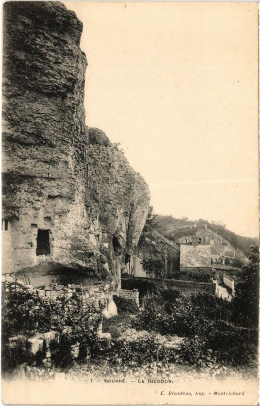 Carte postale ancienne Bourre Le Rigodon France