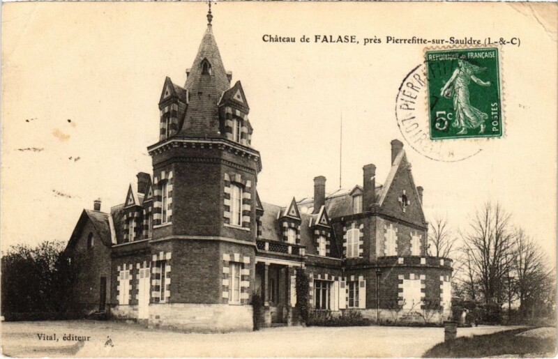 Carte postale ancienne Pierrefitte-sur-Sauldre Chateau de Falase France à Pierrefitte-sur-Sauldre