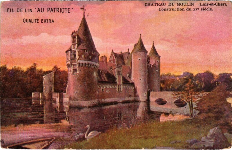 Carte postale ancienne Chateau du Moulin France