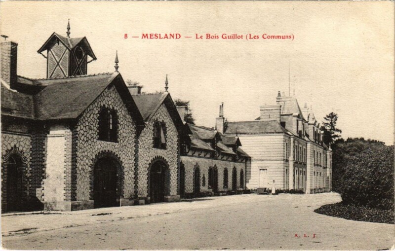 Carte postale ancienne Mesland Le Bois Guillot France à Mesland