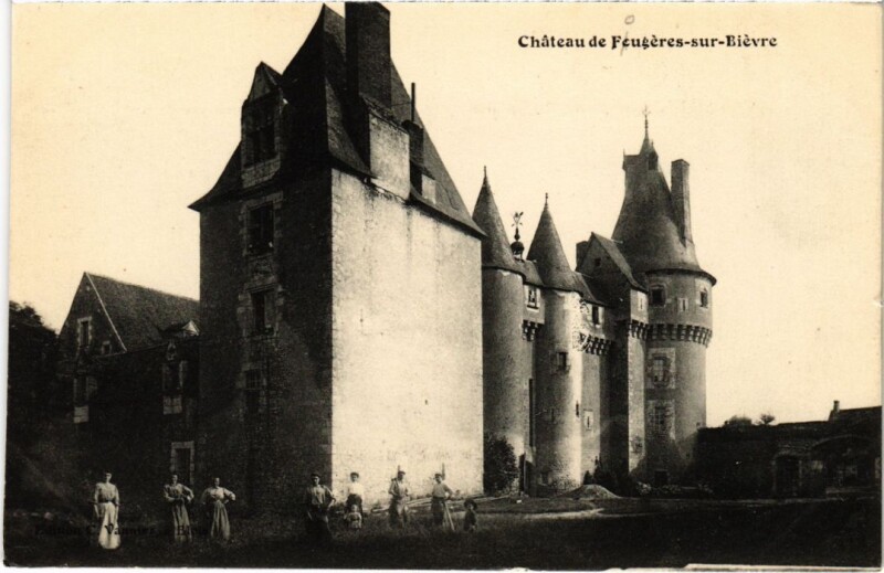 Carte postale ancienne Chateau de Fougeres s Bievre France