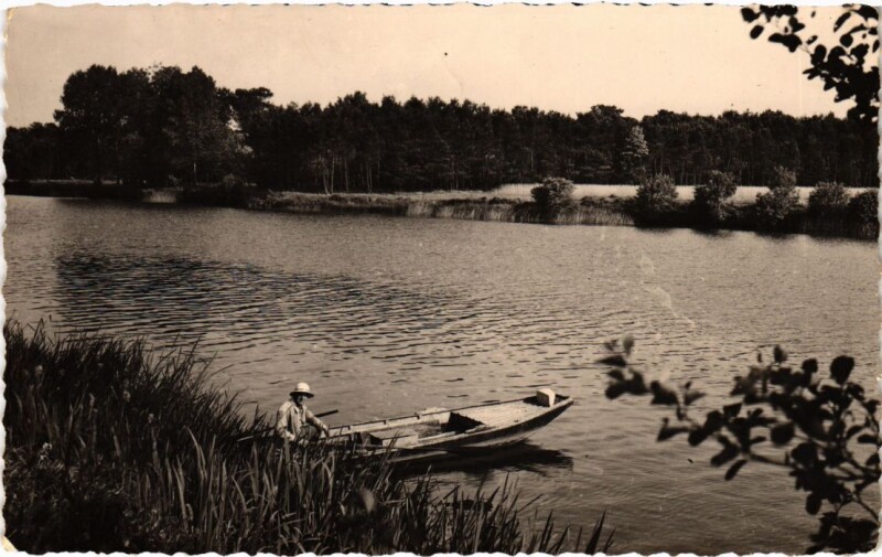 Carte postale ancienne Ange Le coin du pecheur France