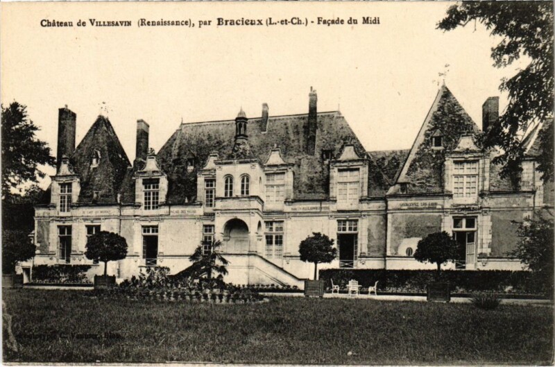 Carte postale ancienne Barcieux Chateau de Villesavain France
