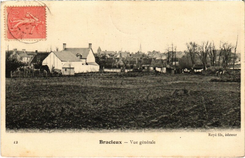 Carte postale ancienne Barcieux Vue Generale France