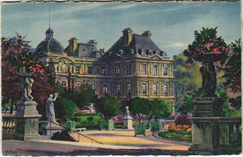 Carte postale ancienne Paris 6e Jardin du Luxembourg