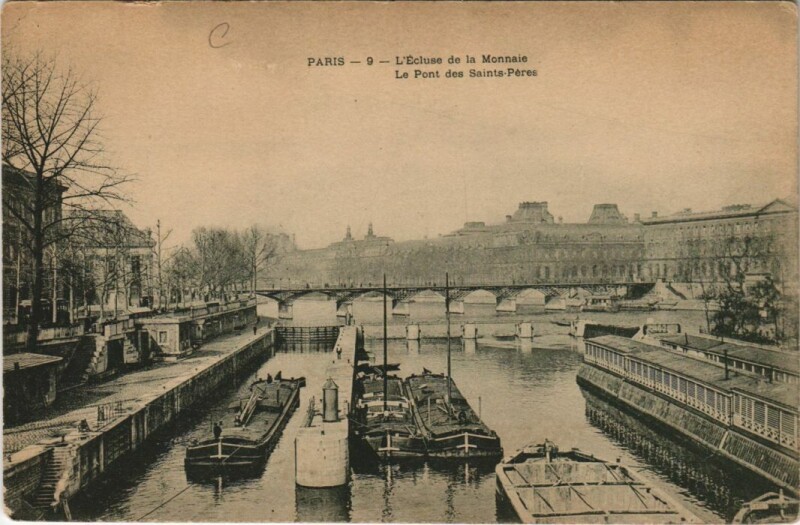 Carte postale ancienne Paris 6e Ecluse de la monnaie