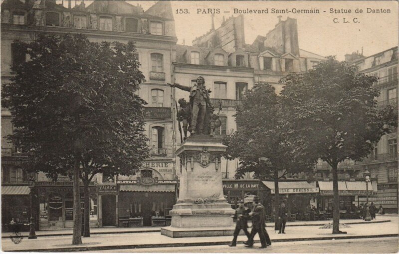 Carte postale ancienne Paris 6e Boulevard st-Germain