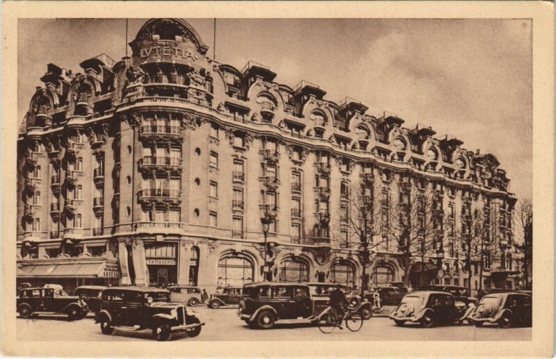 Carte postale ancienne Paris 6e Hotel Lutetia