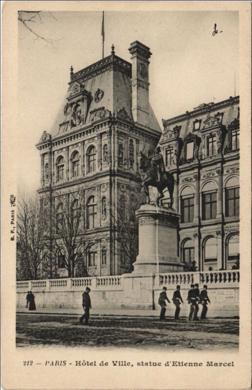 Carte postale ancienne Paris 4e Hotel de Ville