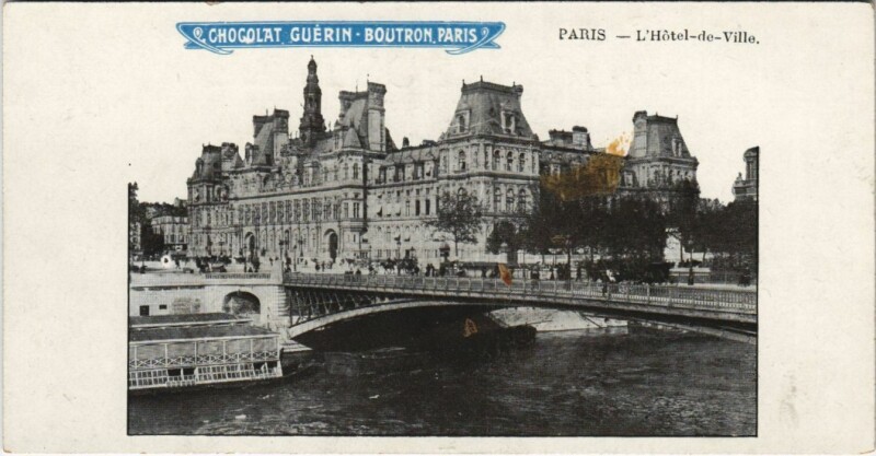 Carte postale ancienne Paris 4e Hotel de Ville