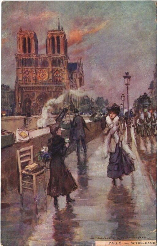 Carte postale ancienne Paris 4e Notre-Dame