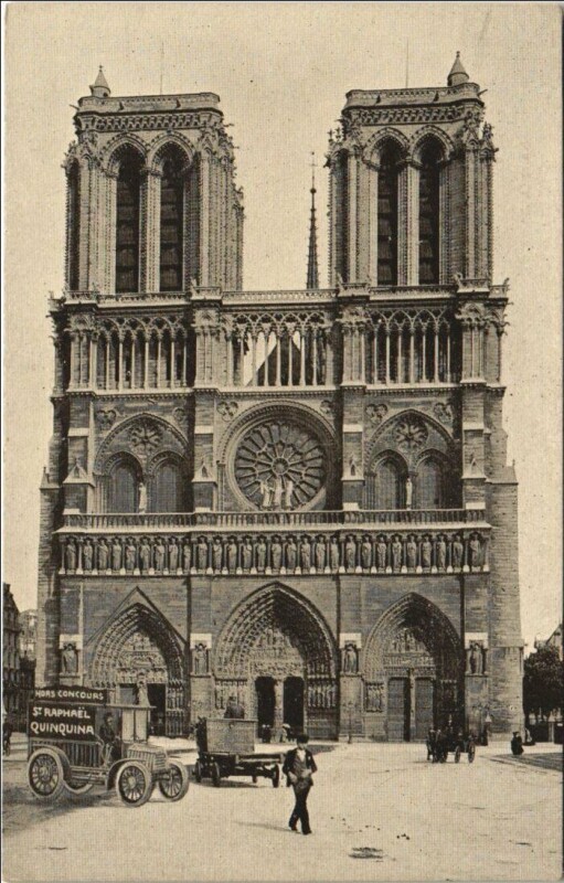 Carte postale ancienne Paris 4e Notre-Dame