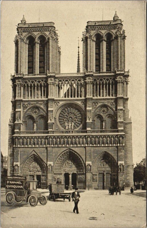 Carte postale ancienne Paris 4e Notre-Dame