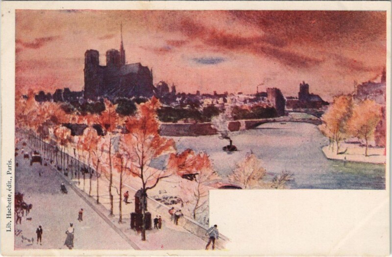 Carte postale ancienne Paris 4e Notre-Dame
