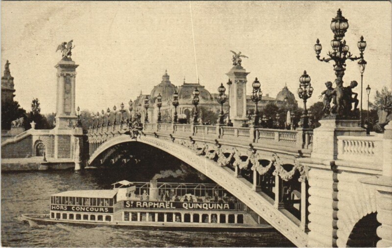Carte postale ancienne Paris 7e Pont Alexandre Iii
