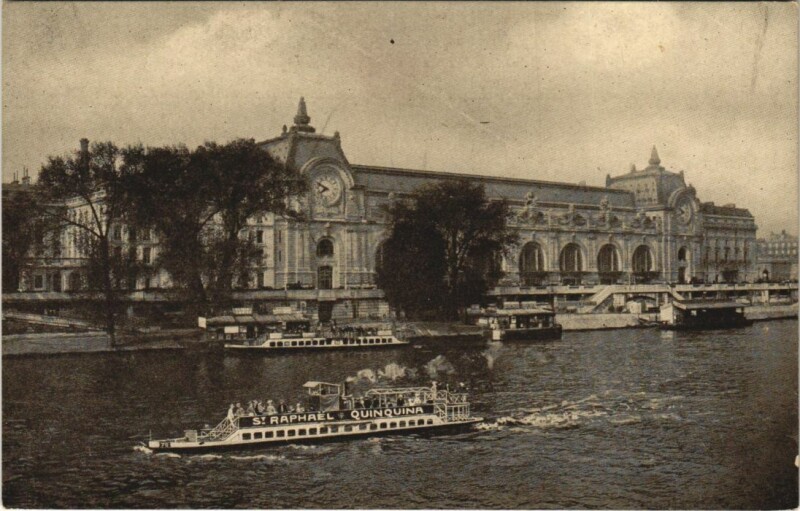 Carte postale ancienne Paris 7e Gare d'Orléans