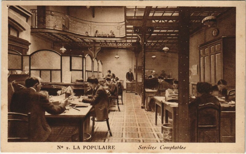 Carte postale ancienne Paris 7e 14, Rue Chomel La Populaire
