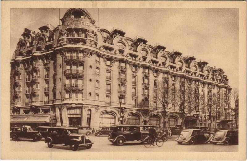 Carte postale ancienne Paris 7e Hotel Lutetia