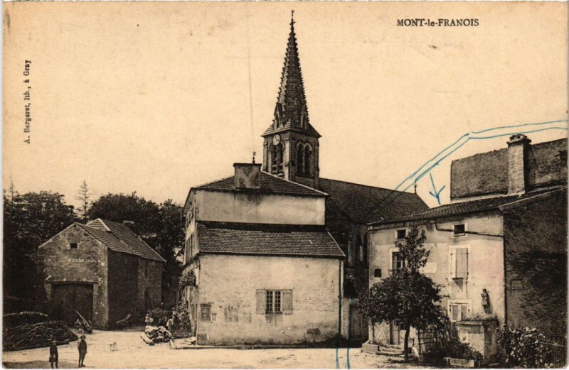 Carte postale ancienne Mont-le-Franois