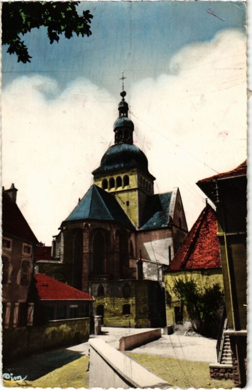 Carte postale ancienne Gray la Jolie l'Abside de la Basilique