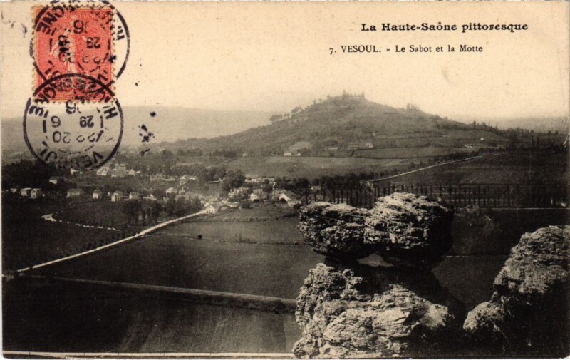 Carte postale ancienne Vesoul le Sabot de la Motte à Vesoul