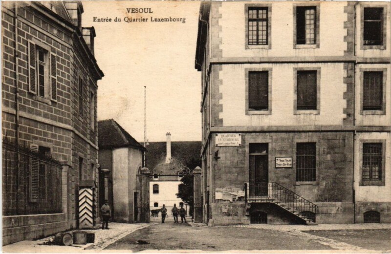 Carte postale ancienne Vesoul Quartier Luxembourg à Vesoul