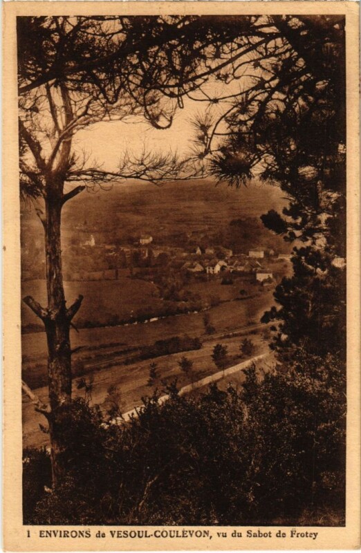 Carte postale ancienne Vesoul Sabot de Frotey à Vesoul