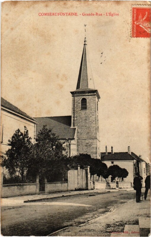 Carte postale ancienne Combeaufontaine l'Eglise à Combeaufontaine