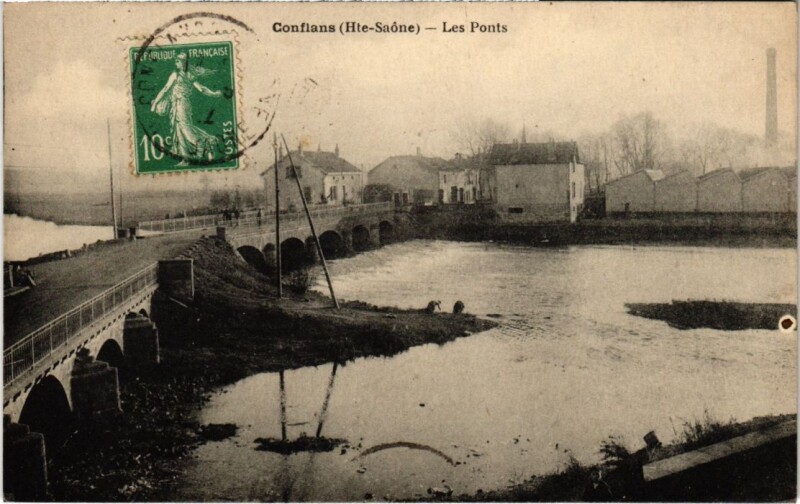 Carte postale ancienne Conflans Les Ponts