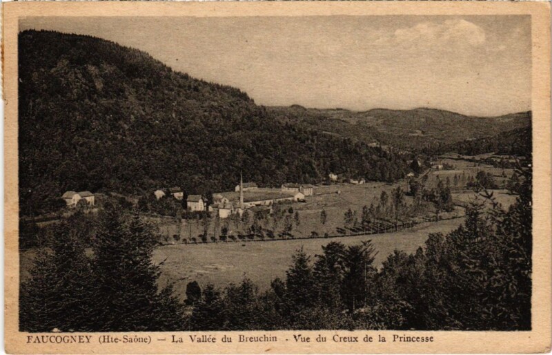 Carte postale ancienne Faucogney La Vallee du Breuchin