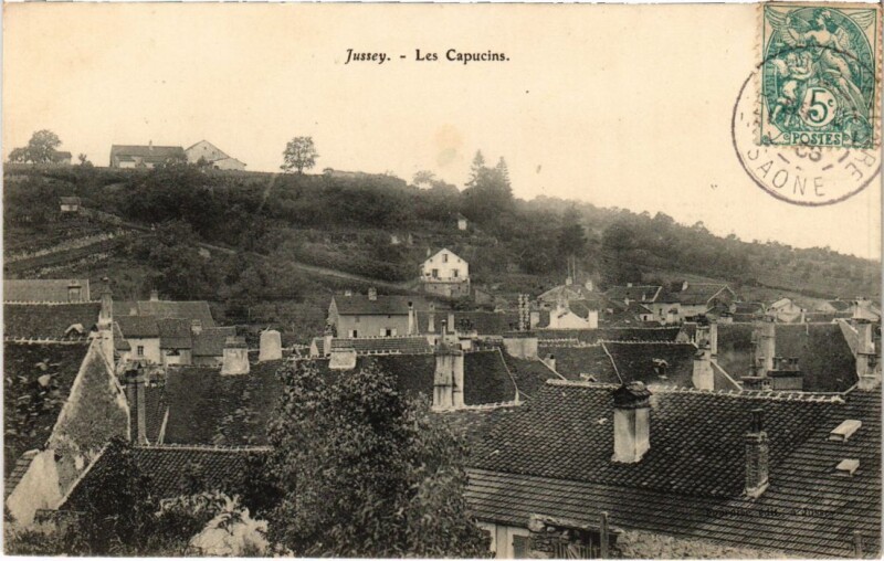 Carte postale ancienne Jussey Les Capucins à Jussey