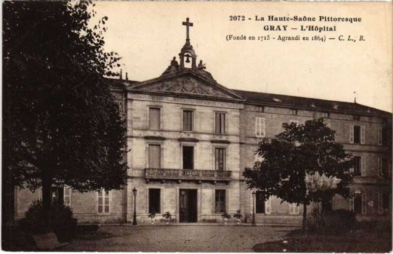 Carte postale ancienne Gray l'Hopital