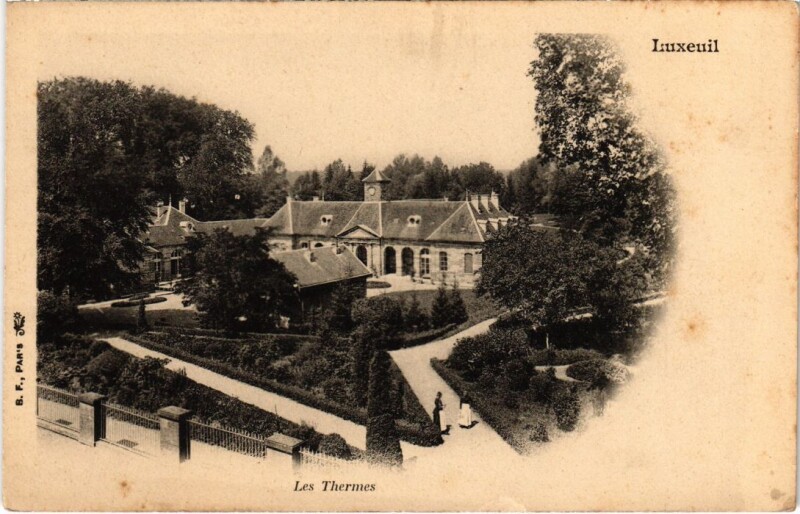 Carte postale ancienne Luxeuil-les-Bains Les Thermes à Luxeuil-les-Bains