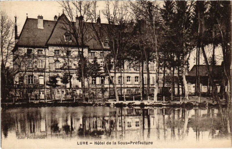 Carte postale ancienne Lure Hotel de la Sous-Prefecture