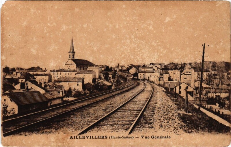Carte postale ancienne Aillevillers vue ene