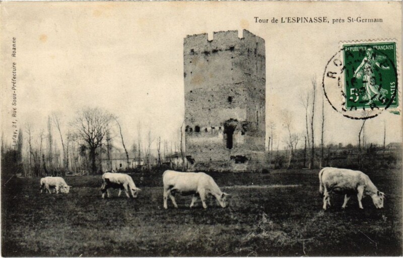 Carte postale ancienne Tour de Espinasse