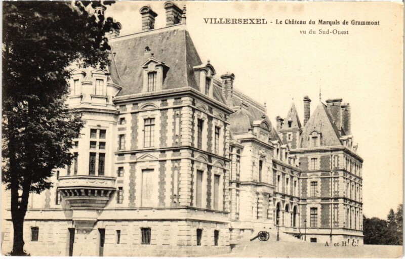 Carte postale ancienne Villersexel Le Chateau à Villersexel