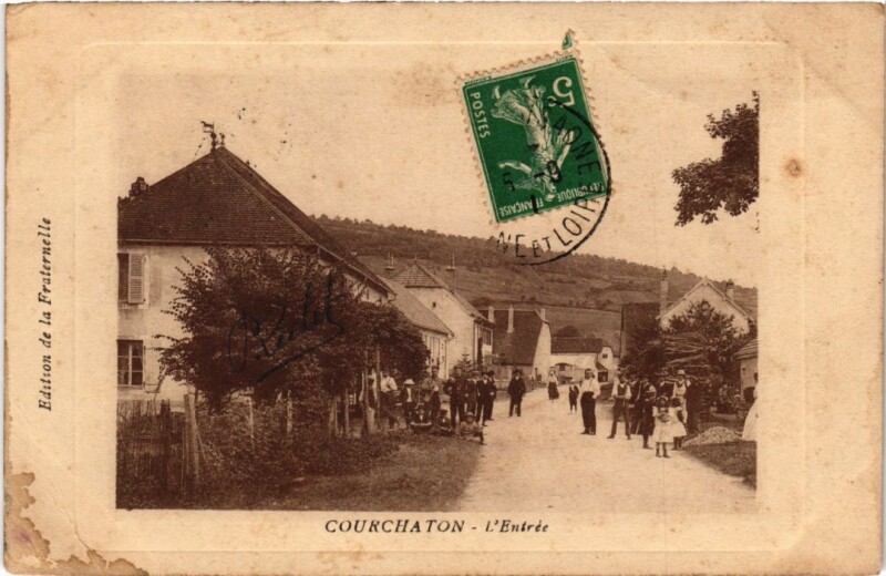 Carte postale ancienne Courchaton à Courchaton
