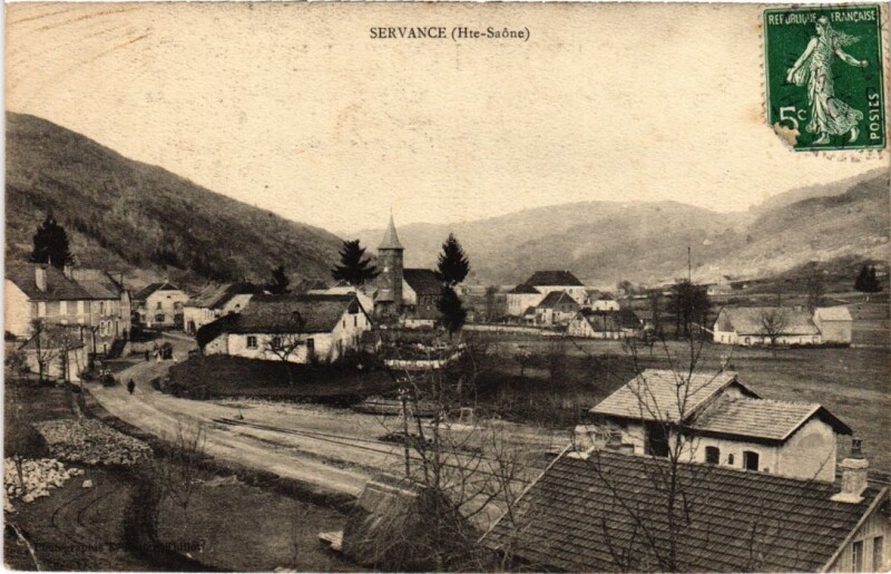 Carte postale ancienne Servance