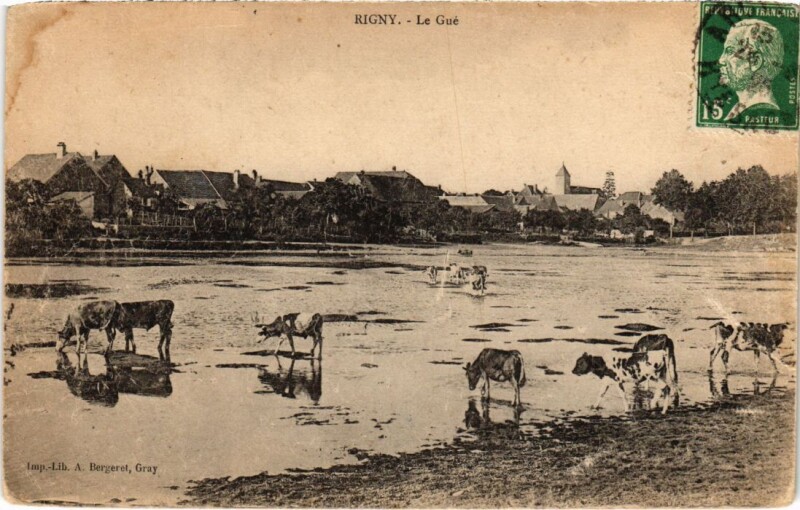 Carte postale ancienne Rigny La Gue à Rigny