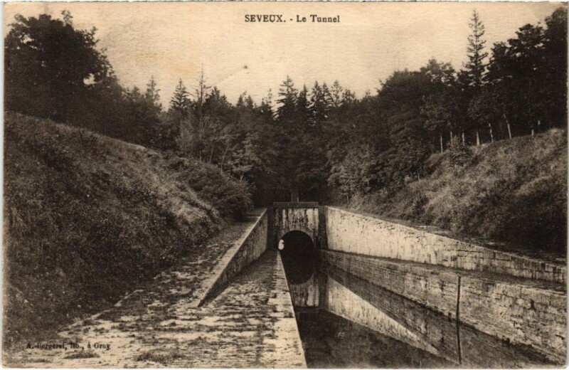 Carte postale ancienne Seveux Le Tunnel