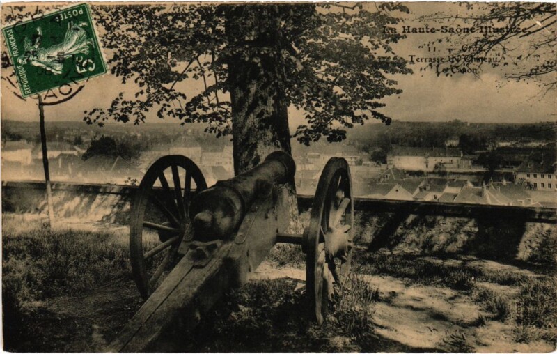 Carte postale ancienne Gray Terrasse du Chateau