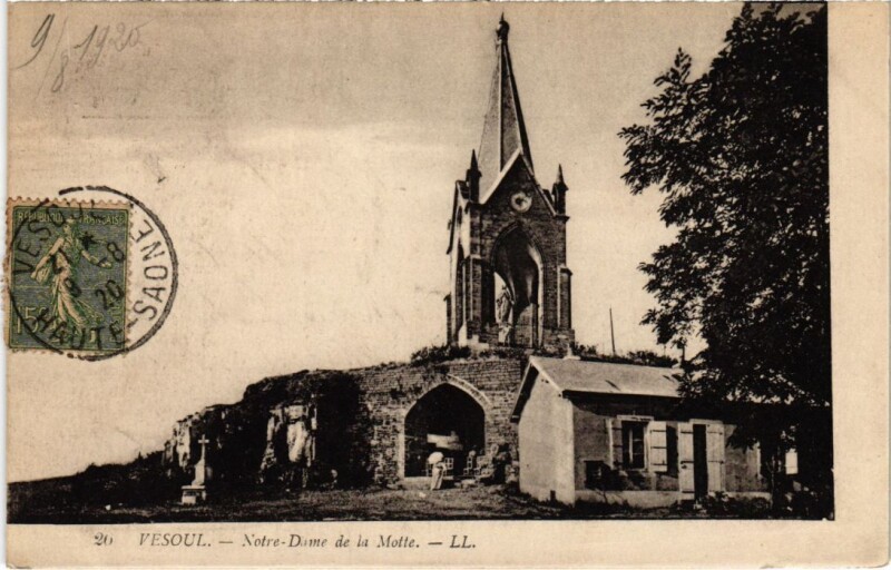 Carte postale ancienne Vesoul Notre-Dame de la motte à Vesoul