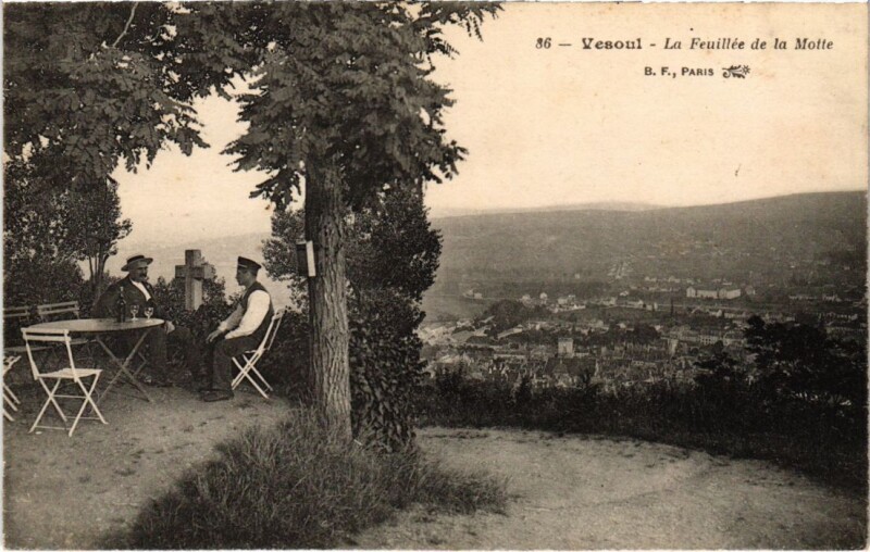 Carte postale ancienne Vesoul La Feuillee de la Motte à Vesoul