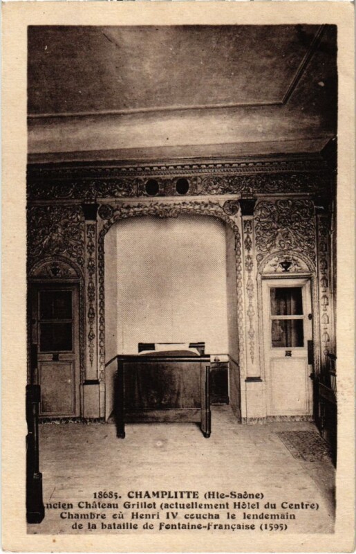 Carte postale ancienne Champlitte Chateau Grillot à Champlitte