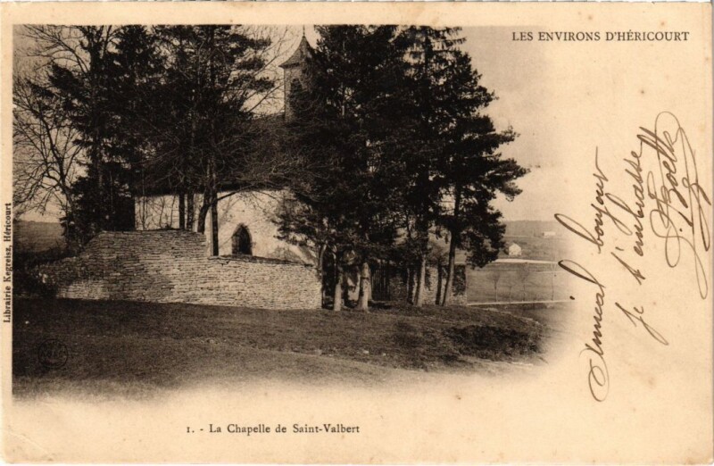 Carte postale ancienne Saint-Valbert La Chapelle