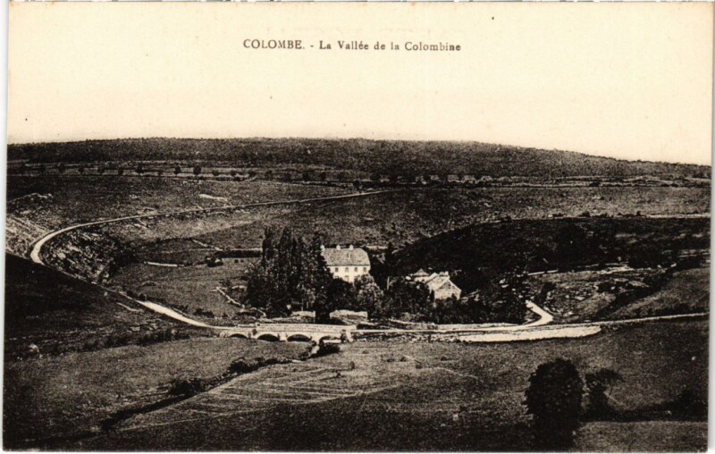 Carte postale ancienne Colombe La Vallee Colombine